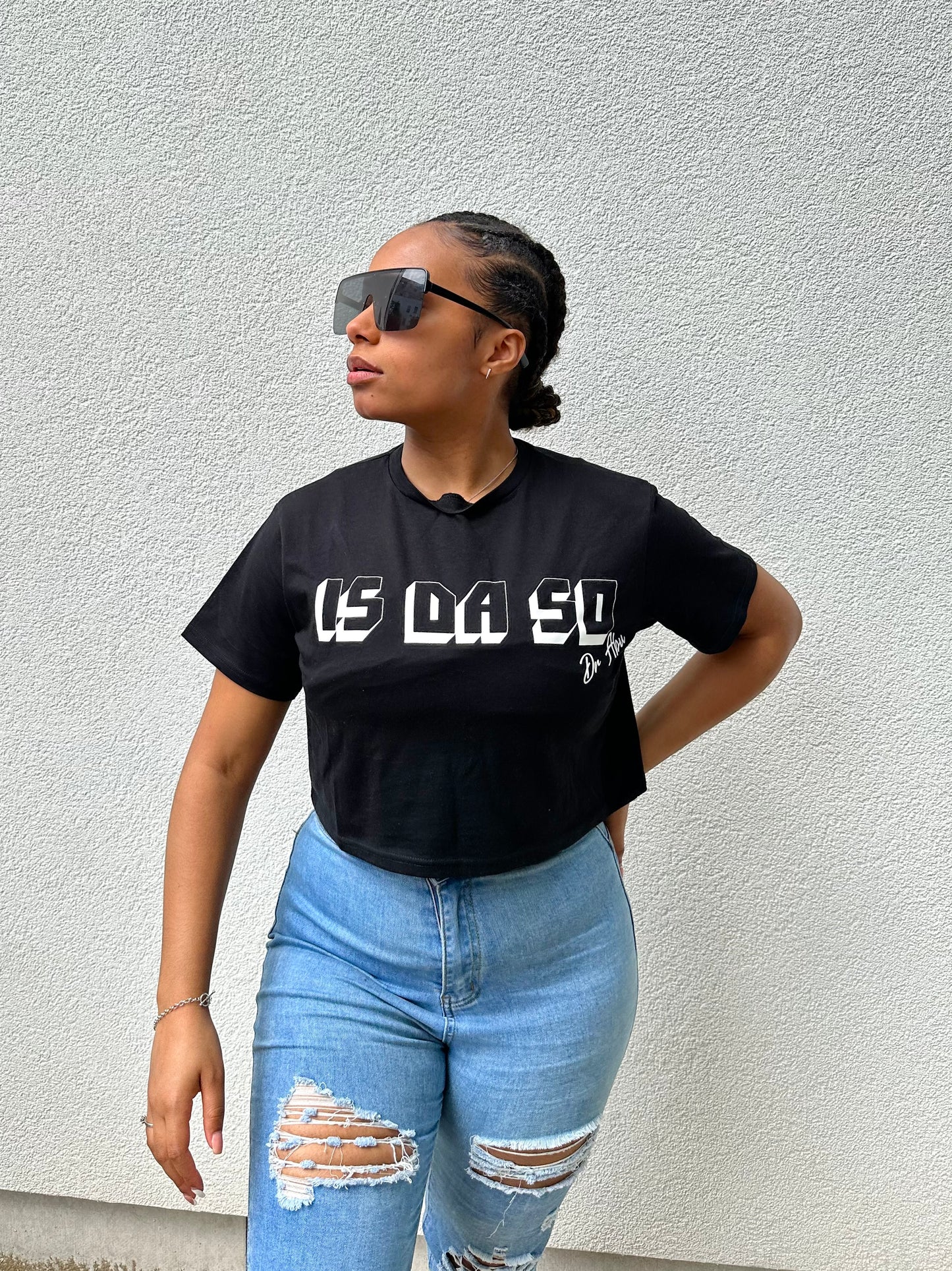 'IS DA SO' -  Women's Crop Top