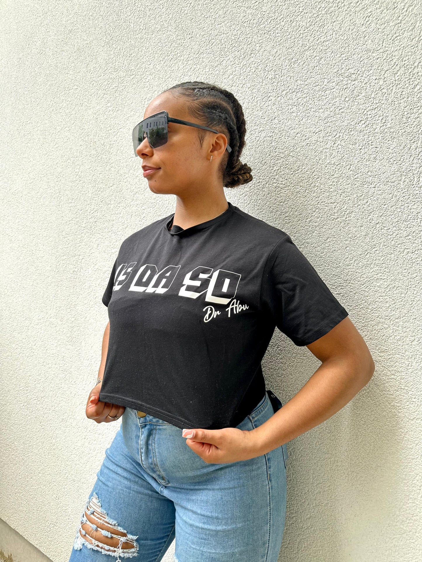 'IS DA SO' -  Women's Crop Top